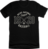 Negro National League Baseball Est. 1920 Black Tee